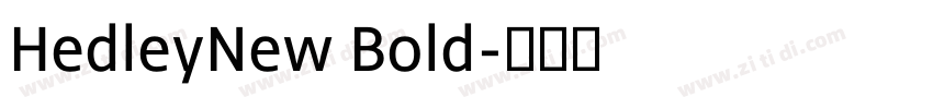 HedleyNew Bold字体转换